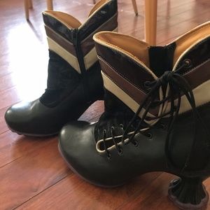 Fluevog Cosmos Copernicus Ankle Boot size 8.5